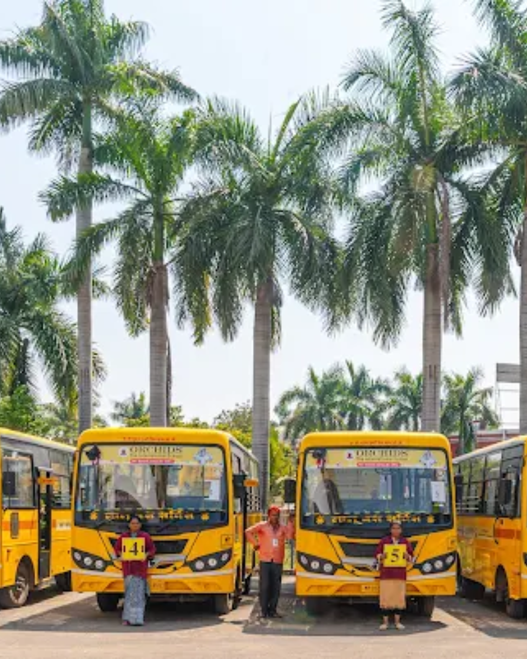 🚌 Safe and Comfortable Bus Facility at Gyan Ganga School, Jabalpur